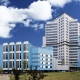 Wielofunkcyjny kompleks moskiewskiego centrum Sztuki Walki, szosa Warszawska 118, Moskwa, System KAN-therm Push